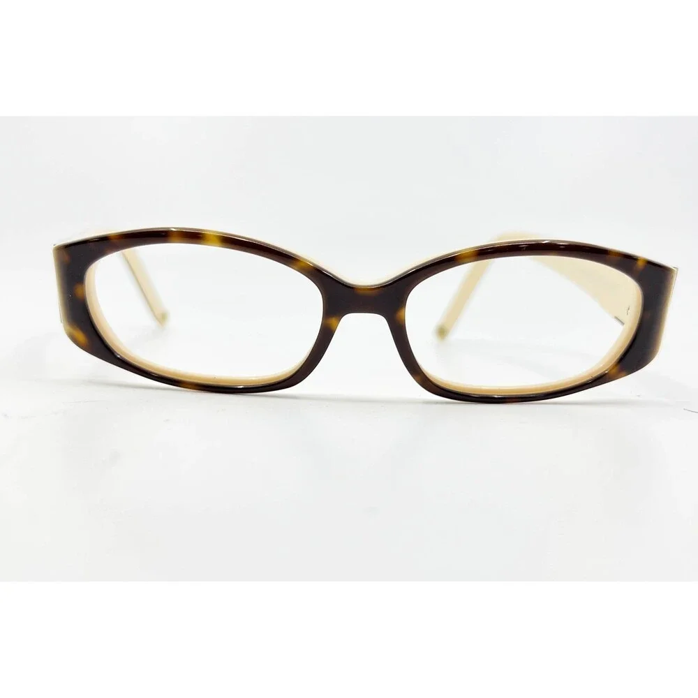 Anne Klein Eyeglasses Women Brown Tortoise Cream AK3129 54-15-135
